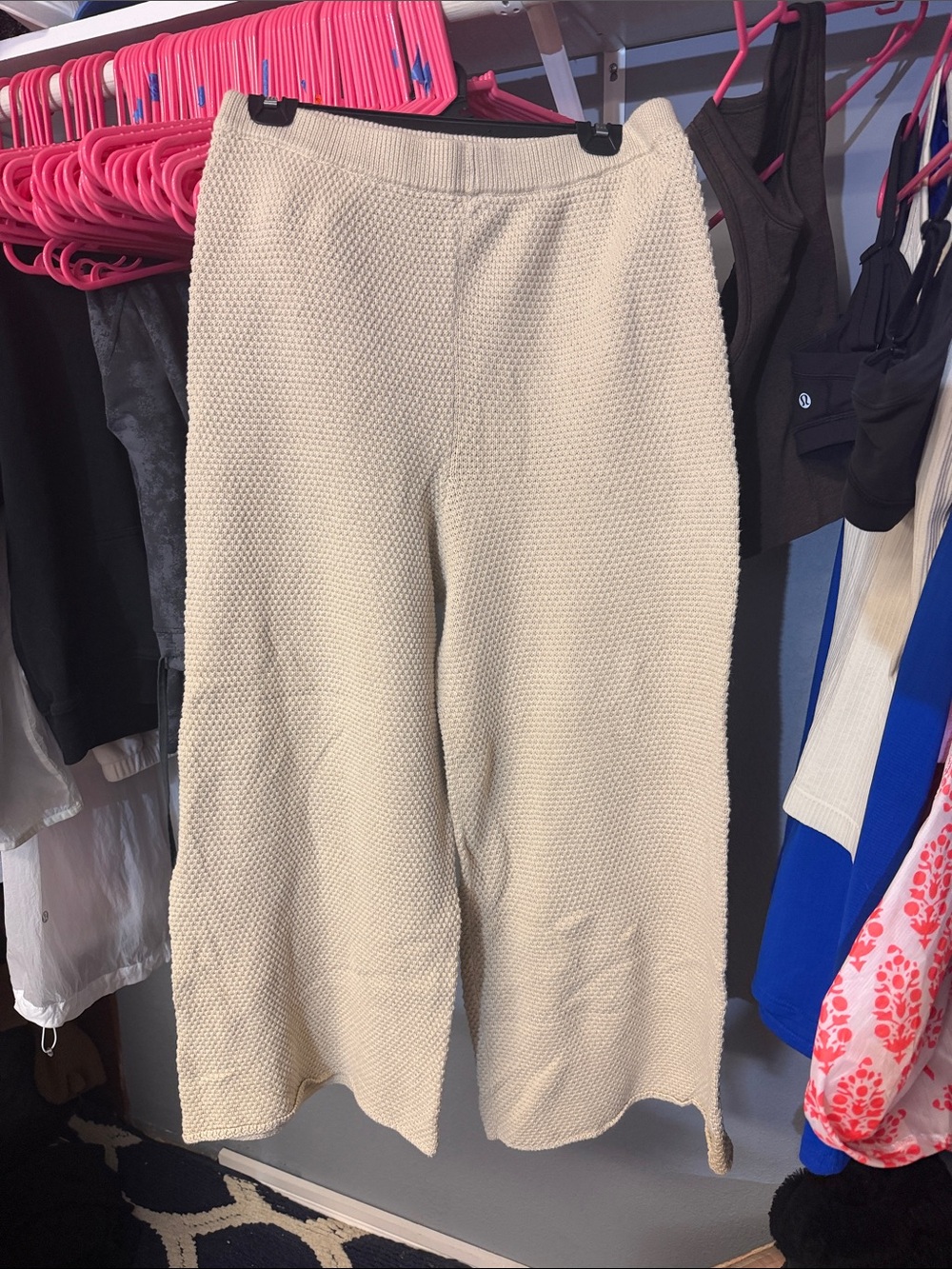 Free people Hailee waffle knit pants